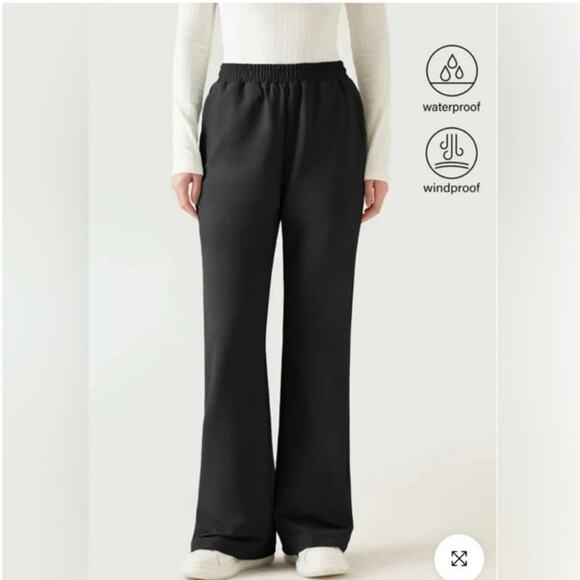 NWT M Water-Proof Fleece-Lined Elastic Waist Pant - Picture 1 of 2